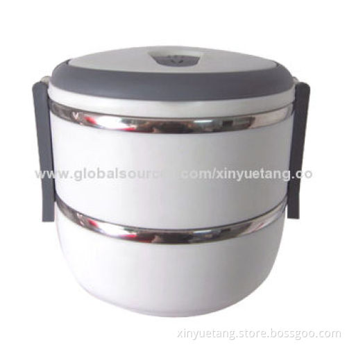 Stainless steel lunch box, keeps food hotNew